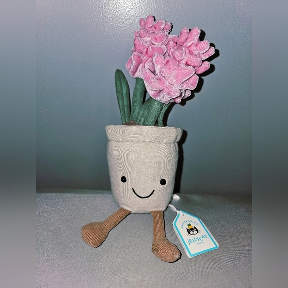 Jellycat Other - Jellycat AMUSEABLE HYACINTH PINK Soft Plush Toy Cute Garden RETIRED RARE HTF